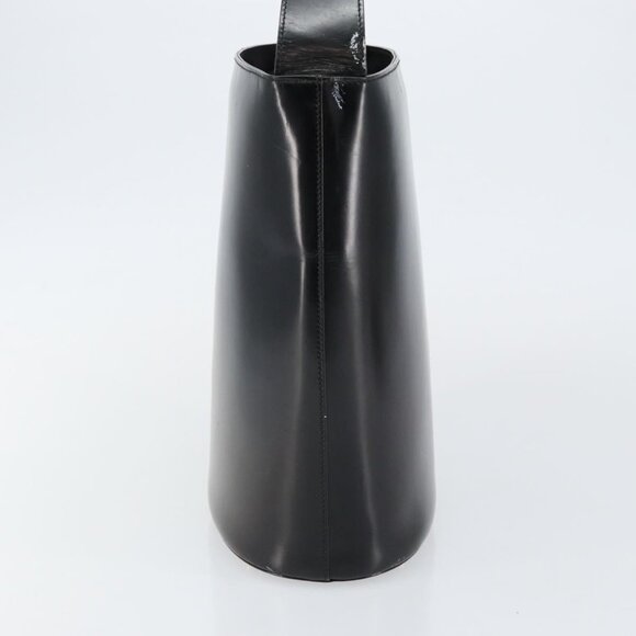 GUCCI Shoulder Bag Enamel Black Gold - Picture 5 of 16